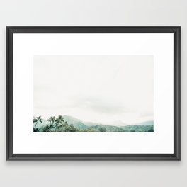 Hanalei Fog Framed Art Print