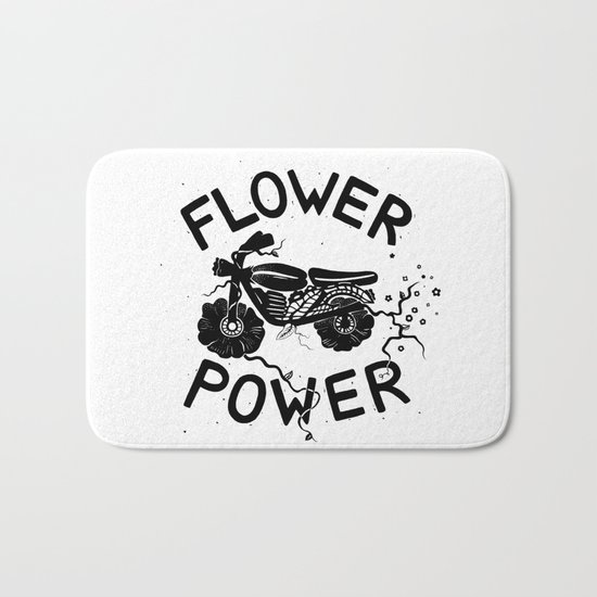 Floral Fuel Bath Mat