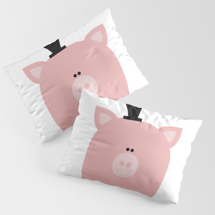 MR. FANCY PIG Pillow Sham