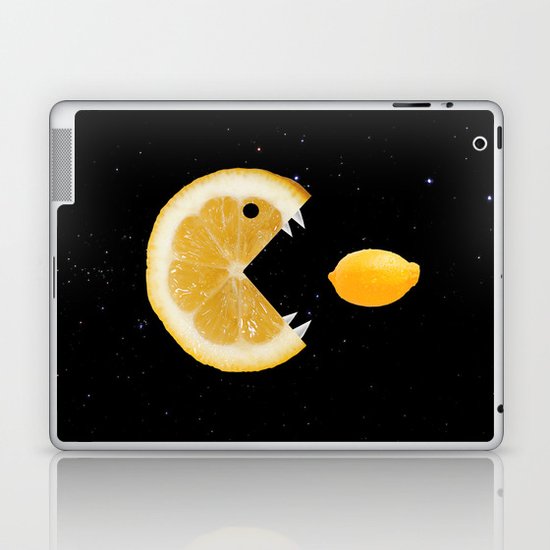 Funny Lemon Eats lemon Laptop & iPad Skin
