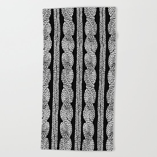 Cable Row B Beach Towel