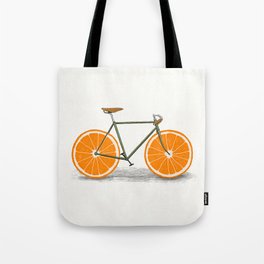 Zest (Orange Wheels) Tote Bag