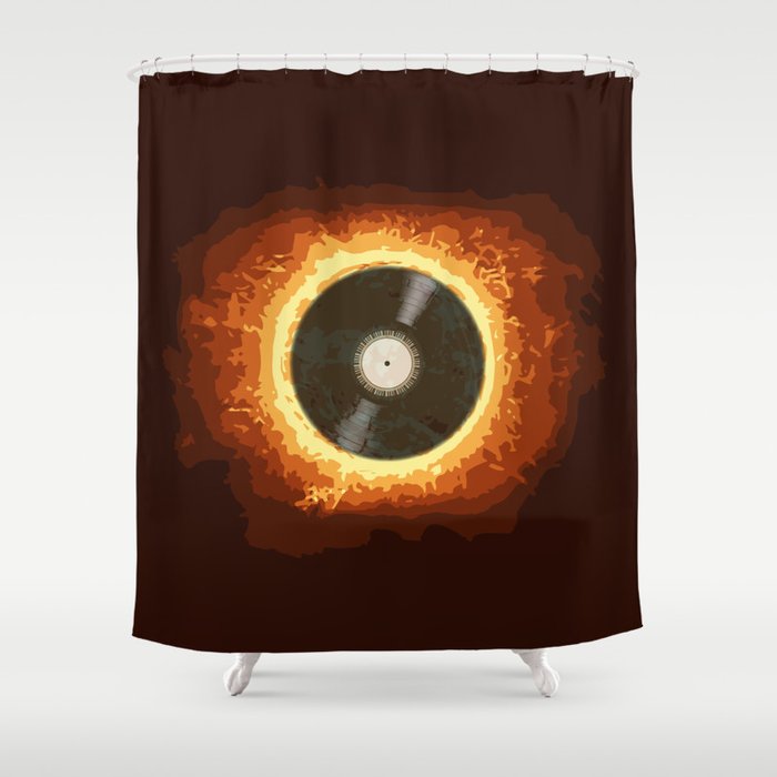 Hot Record Shower Curtain