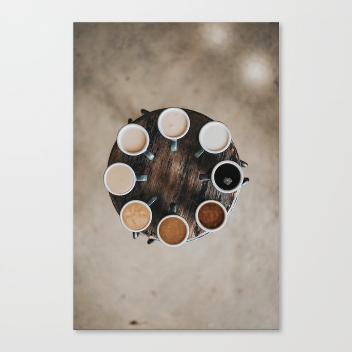 Espresso Coffee Shop Canvas Print