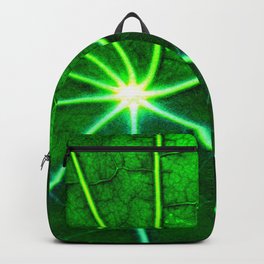 Leaf Close Up Backpack | Green, Closseup, Leaf, Film, Close Up, Color, Vains, Magnified, Photo, Greenleaf 