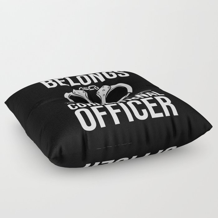 Correctional Officer Facility Flag Training Floor Pillow