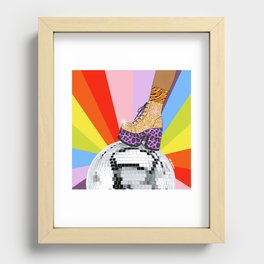 Disco Party Crasher Recessed Framed Print
