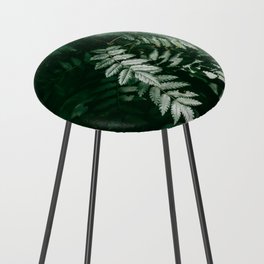 PNW Forest Ferns | Nature Photography Counter Stool