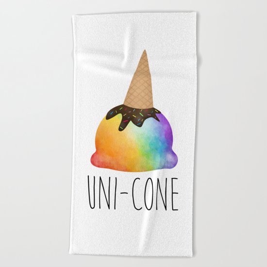 Uni-cone Beach Towel