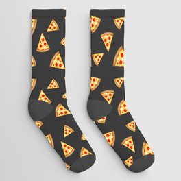 Cool and fun pizza slices pattern Socks