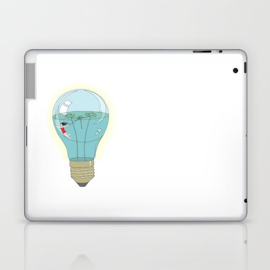 Life in a lightbulb. Day Laptop & iPad Skin