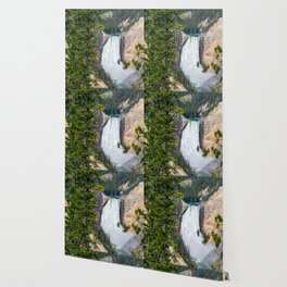 Yellowstone National Park Waterfall Landscape Photography Print Wallpaper