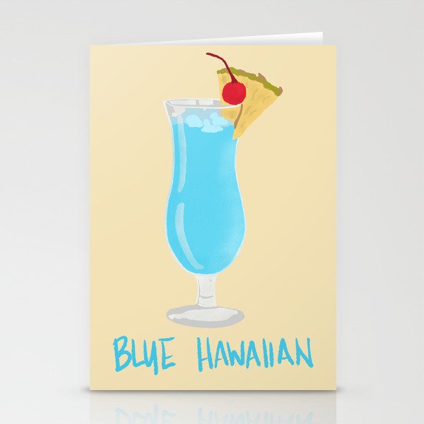 Blue Hawaiian  Stationery Cards