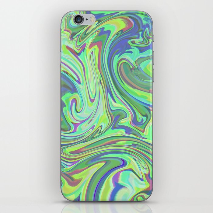 Green Fever Dream iPhone Skin