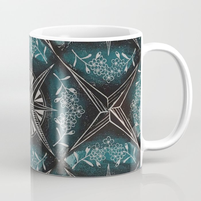 Forget me not compass (blue) Coffee Mug