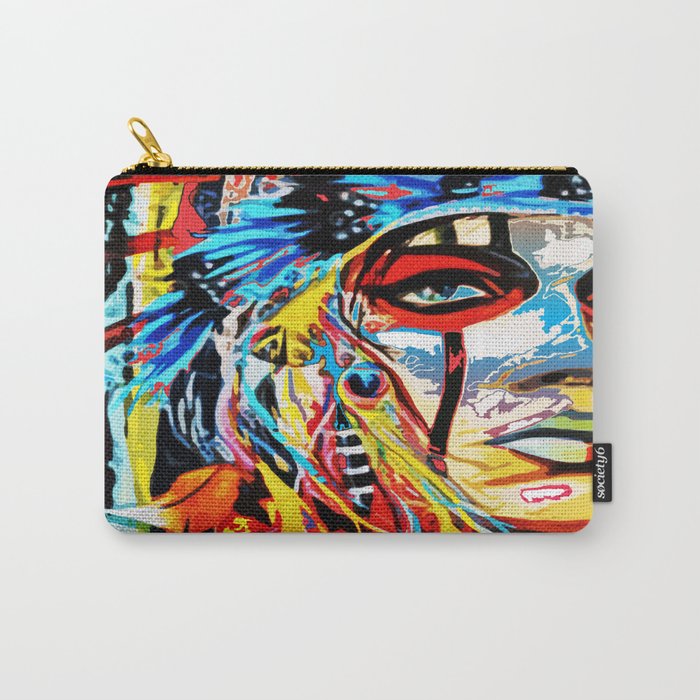 colorful native  Carry-All Pouch