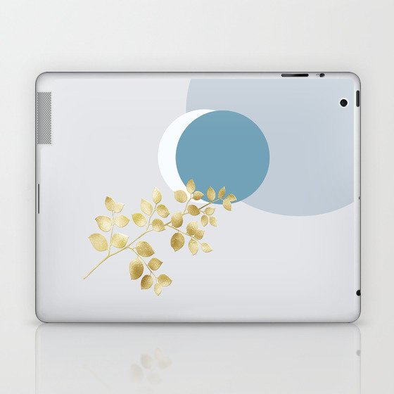 Winter Evening modern abstract illustration  Laptop & iPad Skin