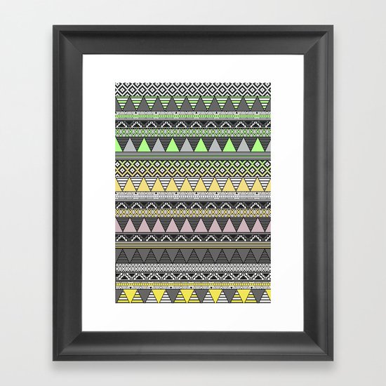CELADON & HANSA YELLOW Framed Art Print