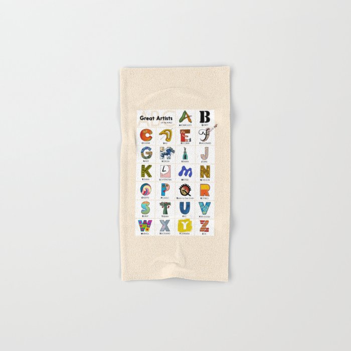 ABC Great Artists of the World Hand & Bath Towel