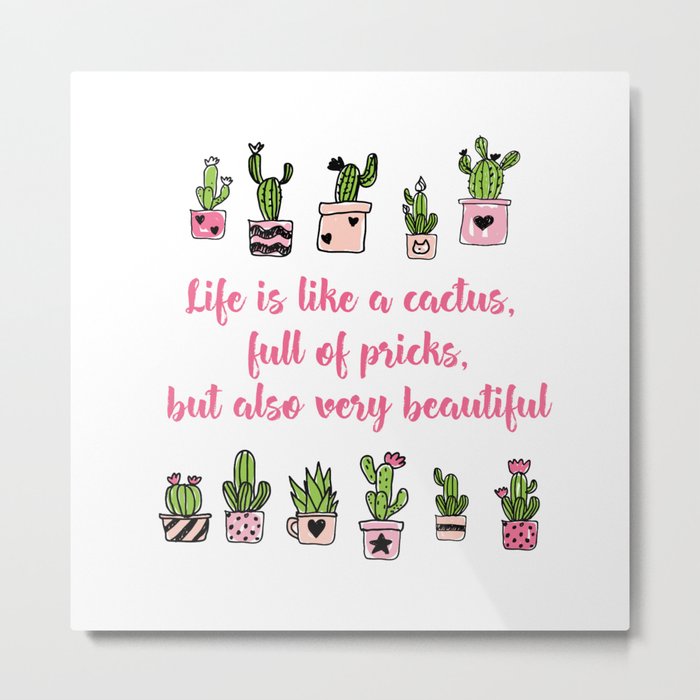 cactus love  Metal Print