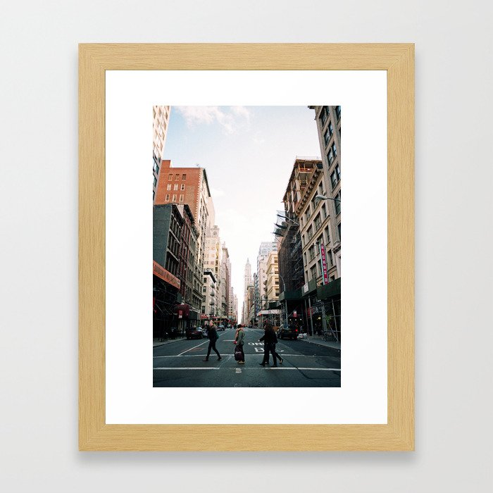 New York Stride Framed Art Print