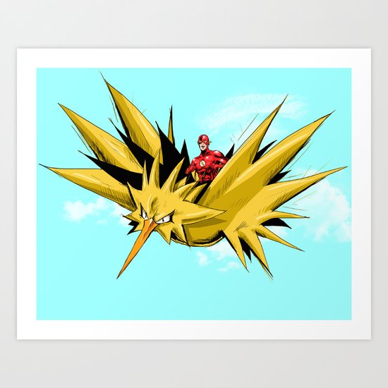 Flash-Dos Art Print