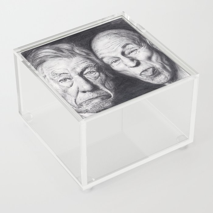 Patrick Stewart & Ian McKellen Acrylic Box