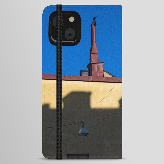 Stockholm rooftops iPhone Wallet Case