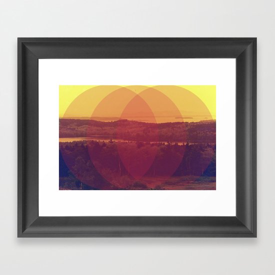 Meet Me Framed Art Print