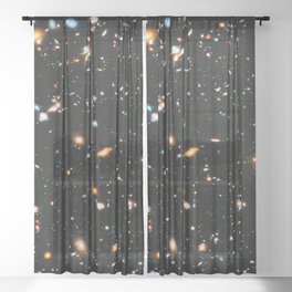Hubble Extreme Deep Field (UV) Sheer Curtain