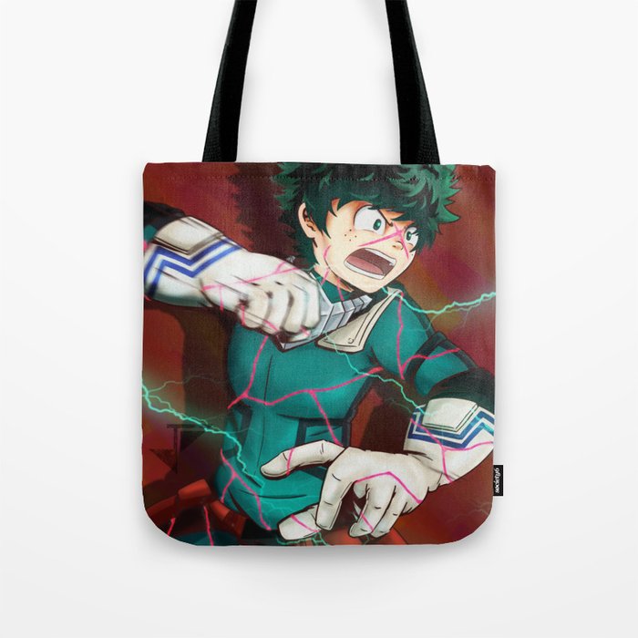 Deku One For All Full Cowl Tote Bag By Jhincx Faust Society6