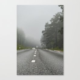 Latvia highway Canvas Print