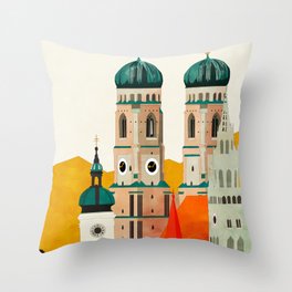 travel europe germany munich Throw Pillow
