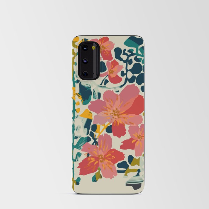 colorful orchid Android Card Case