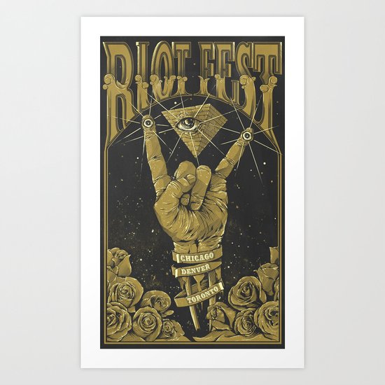 What a Riot! Art Print