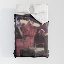 The Weaver woman Duvet Cover