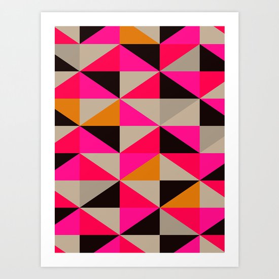 colour + pattern 5 Art Print