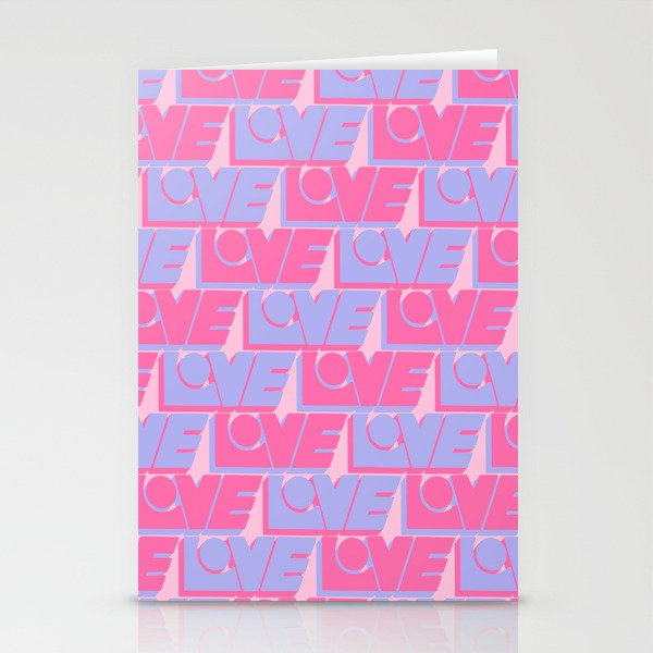 Love Love Love Stationery Cards