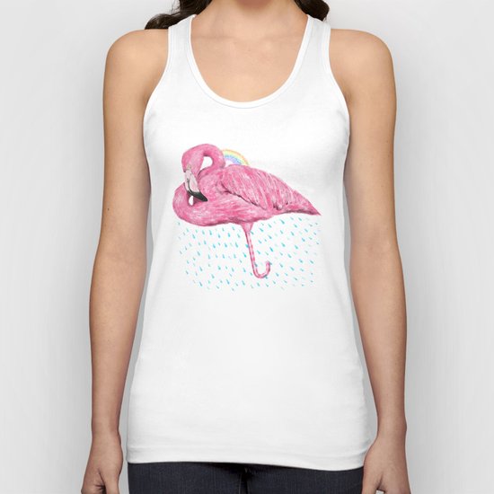 Flamingo Unisex Tank Top