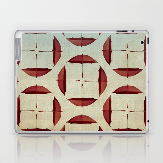 circle the umbrellas Laptop & iPad Skin