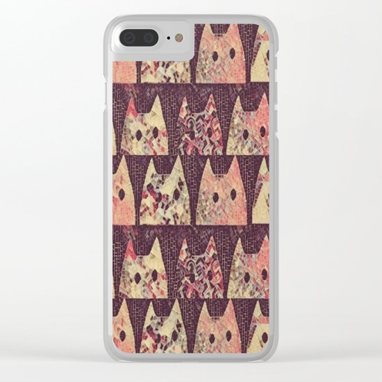 cat-233 Clear iPhone Case