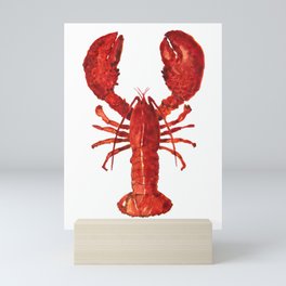 Watercolor Lobster #1 Mini Art Print
