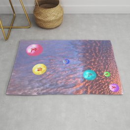 Six balls of souls that came down from heaven Rug