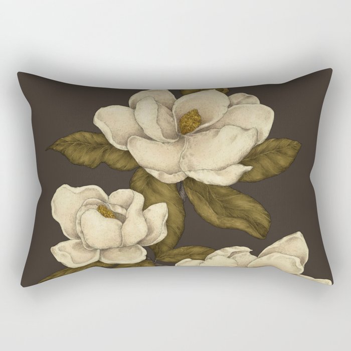 Magnolias Rectangular Pillow