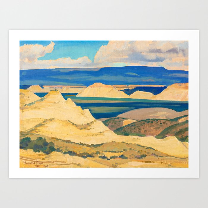 Boulder Valley by Maynard Dixon Art Print