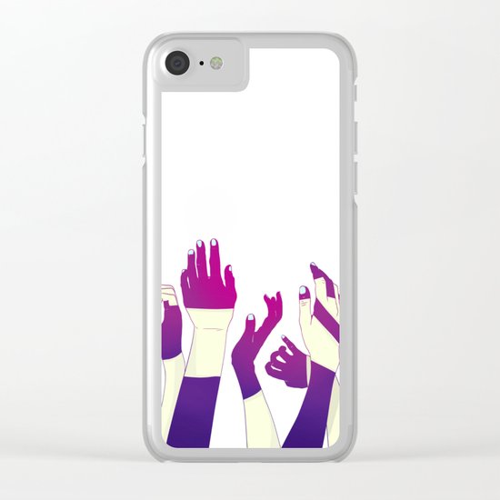 Crowd Clear iPhone Case