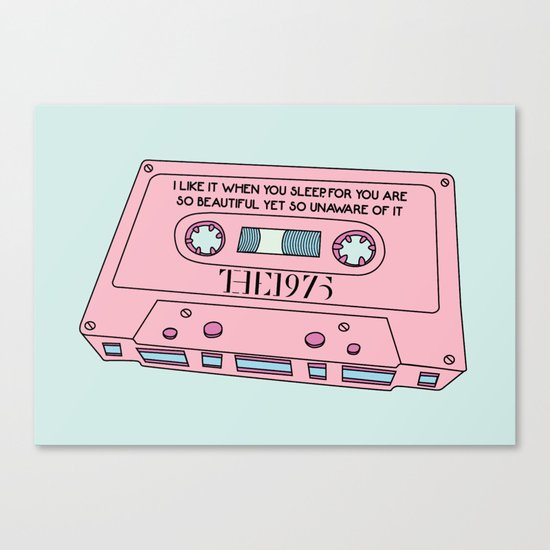 Cassete Tape Canvas Print