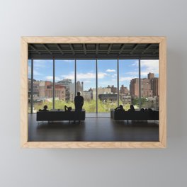 Window to the City Framed Mini Art Print