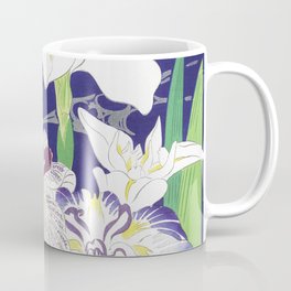 Irises (1890–1900) by Kogyo Tsukioka Coffee Mug