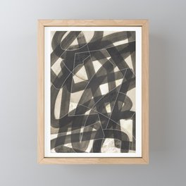 Linework Series: 1 Framed Mini Art Print